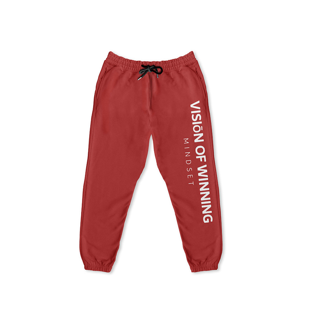 VOW Mindset Sweatpants Red- SoldOut